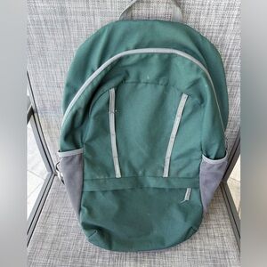 Land’s End Green and Gray Kid’s School Backpack